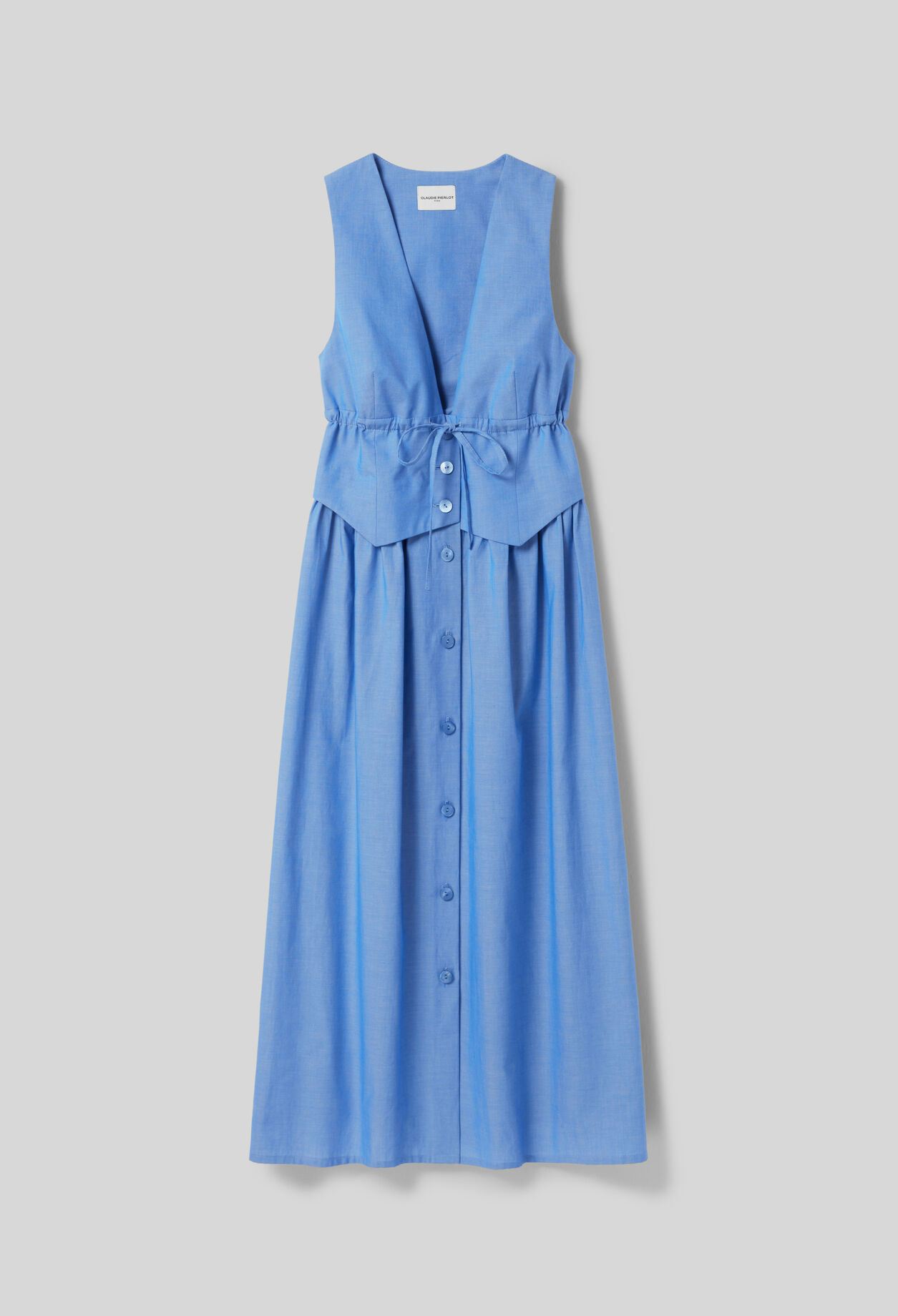 Vestido blazer largo