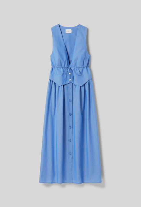 Vestido blazer largo
