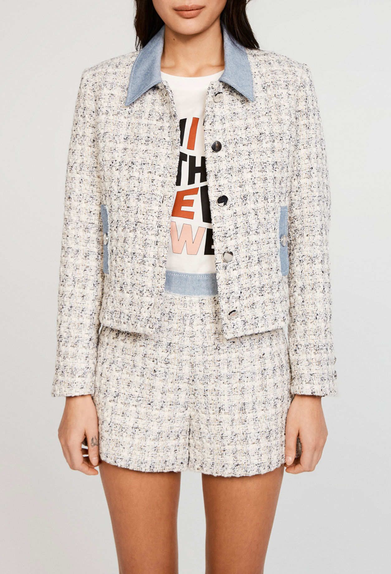 Chaqueta de tweed