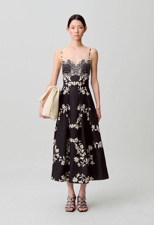 Robe longue d&eacute;collet&eacute;e