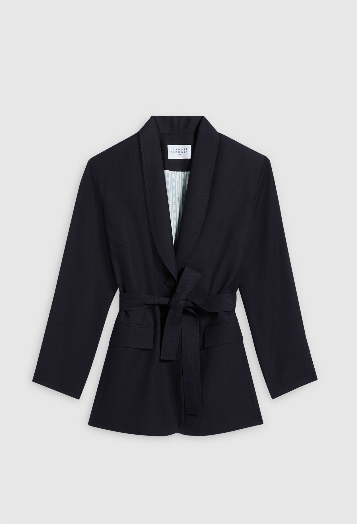 Chaqueta con cinturón