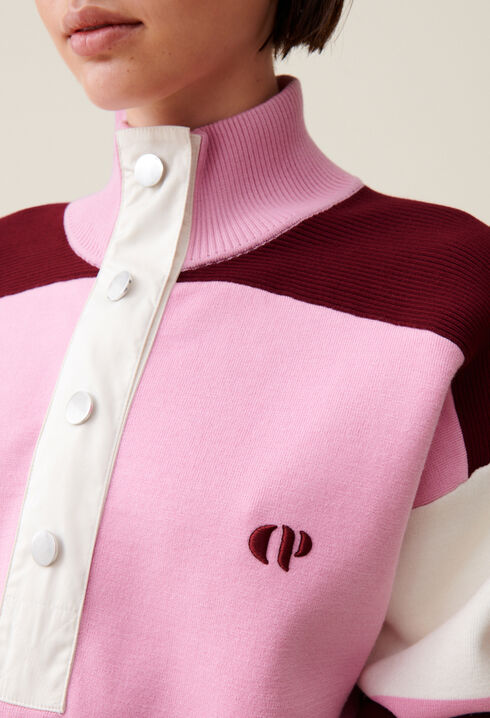 Sudadera cuello camionero