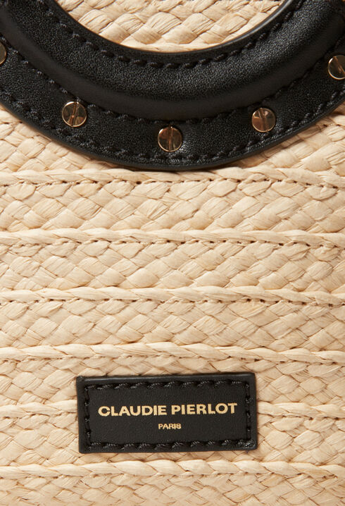 Bolso pequeño mimbre trenzado