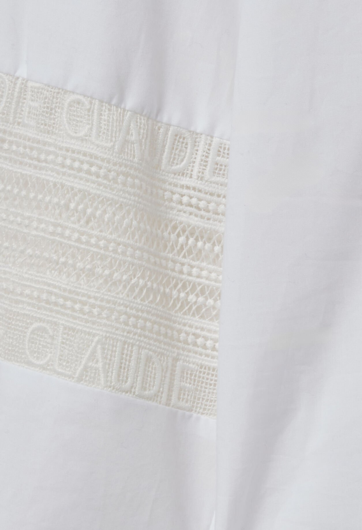 Camisa algodón cuello volante