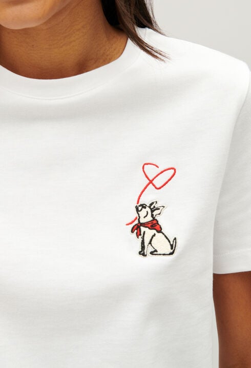 Camiseta Jean Toto en crudo