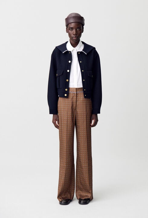 Pantalón fluido estampado