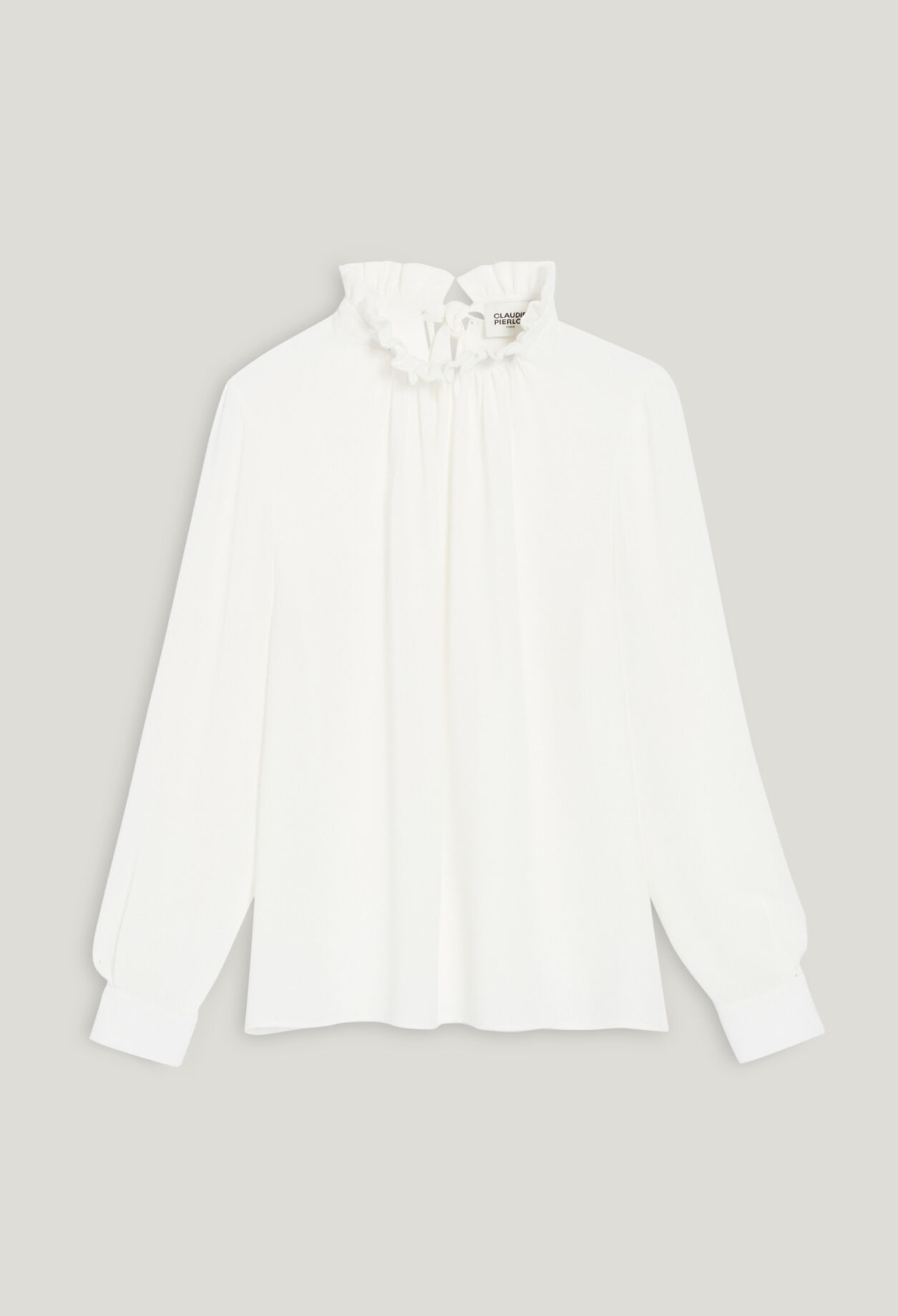 Blusa fluida color crudo
