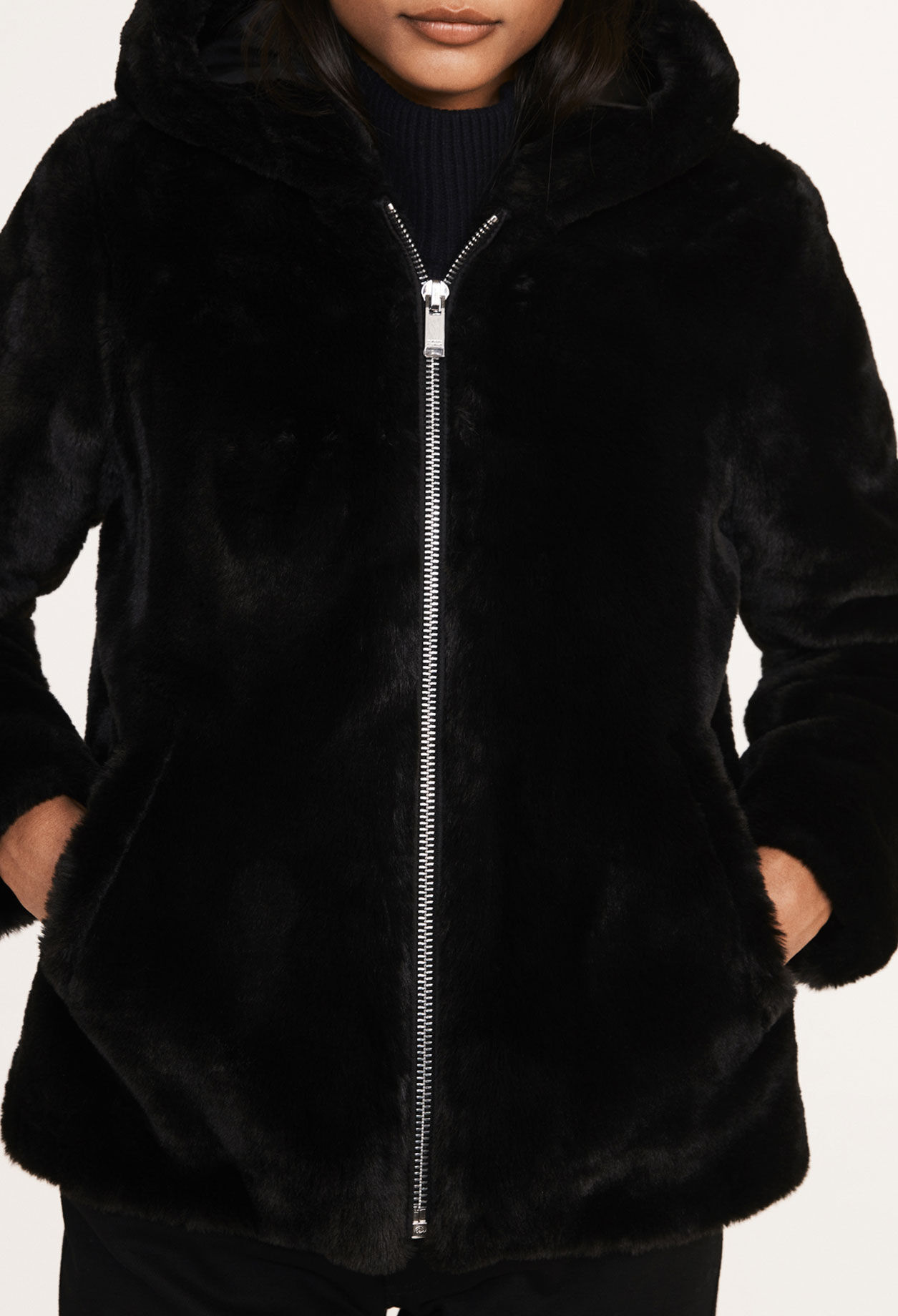 Chaqueta de piel sintética