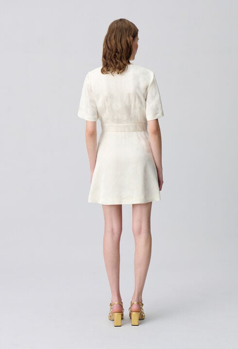 Vestido corto tipo cruzado