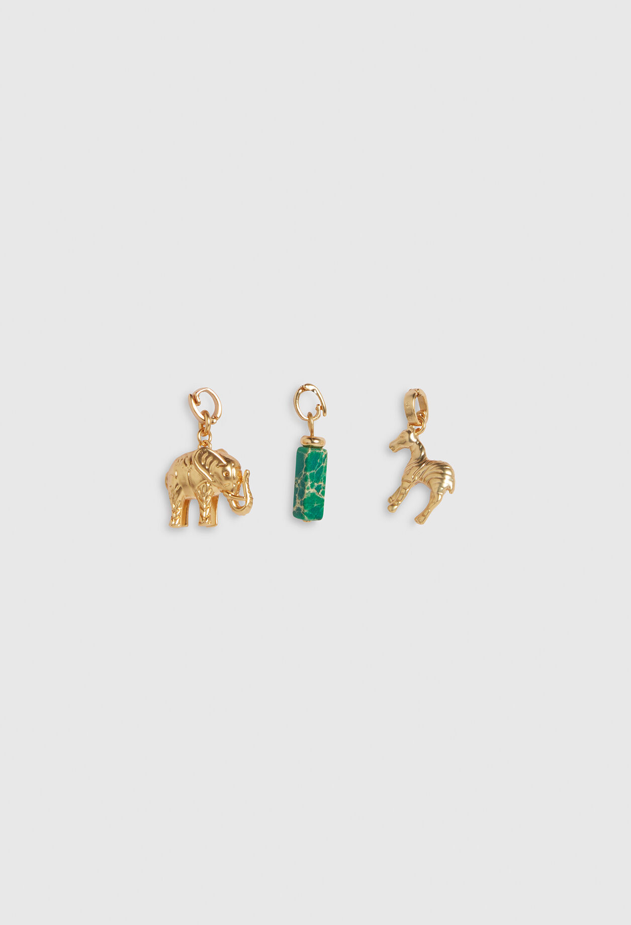 Lote de tres charms
