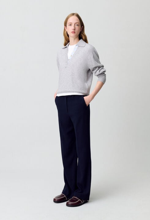 Pantalón de traje recto