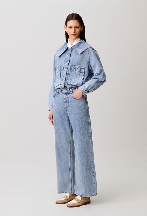 Vaquero de pernera ancha