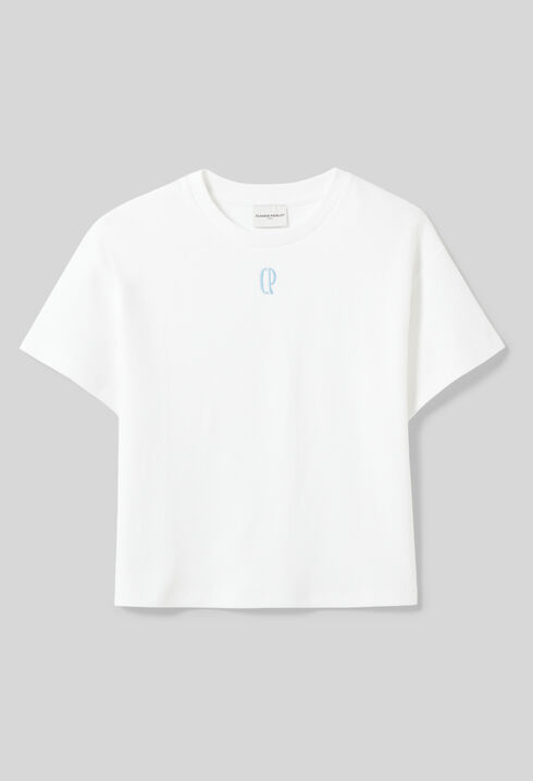 Camiseta de algod&oacute;n bordada