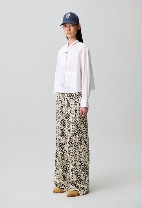 Camisa de algod&oacute;n a rayas