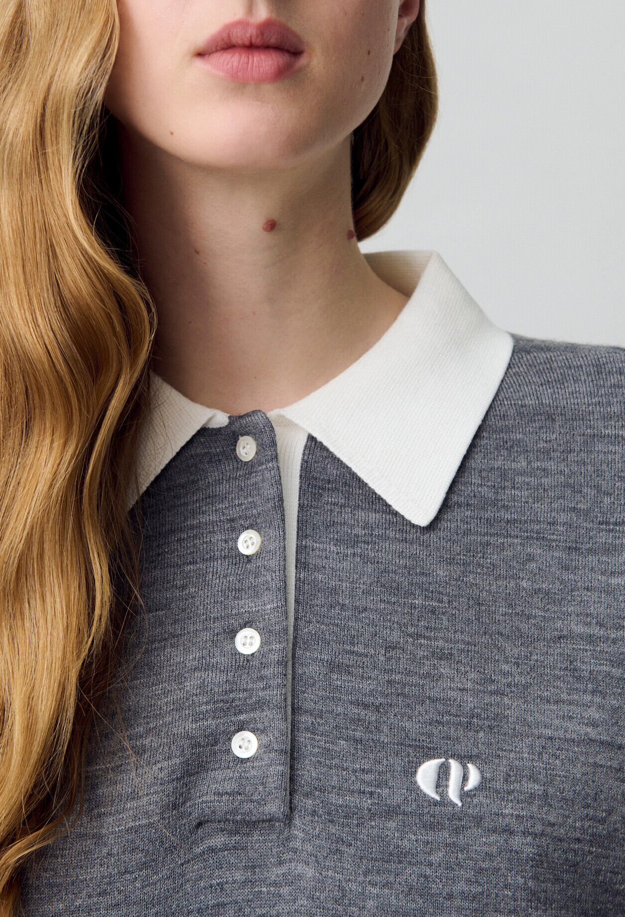 Jersey de punto fino polo