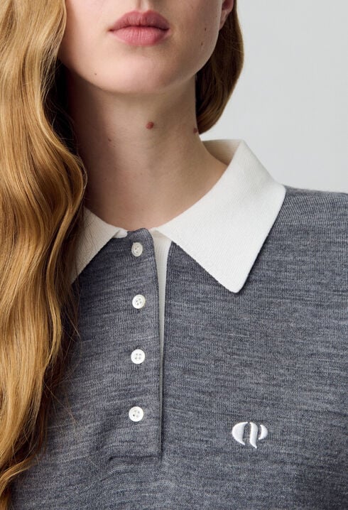 Jersey de punto fino polo