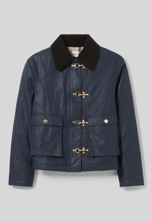 Parka corta encerada