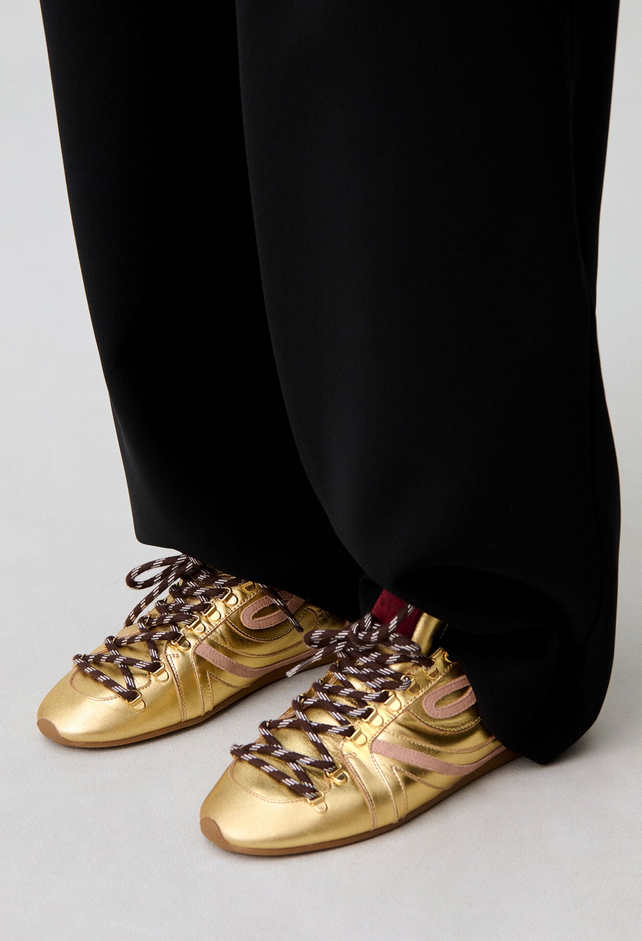 Zapatilla Swing metalizada