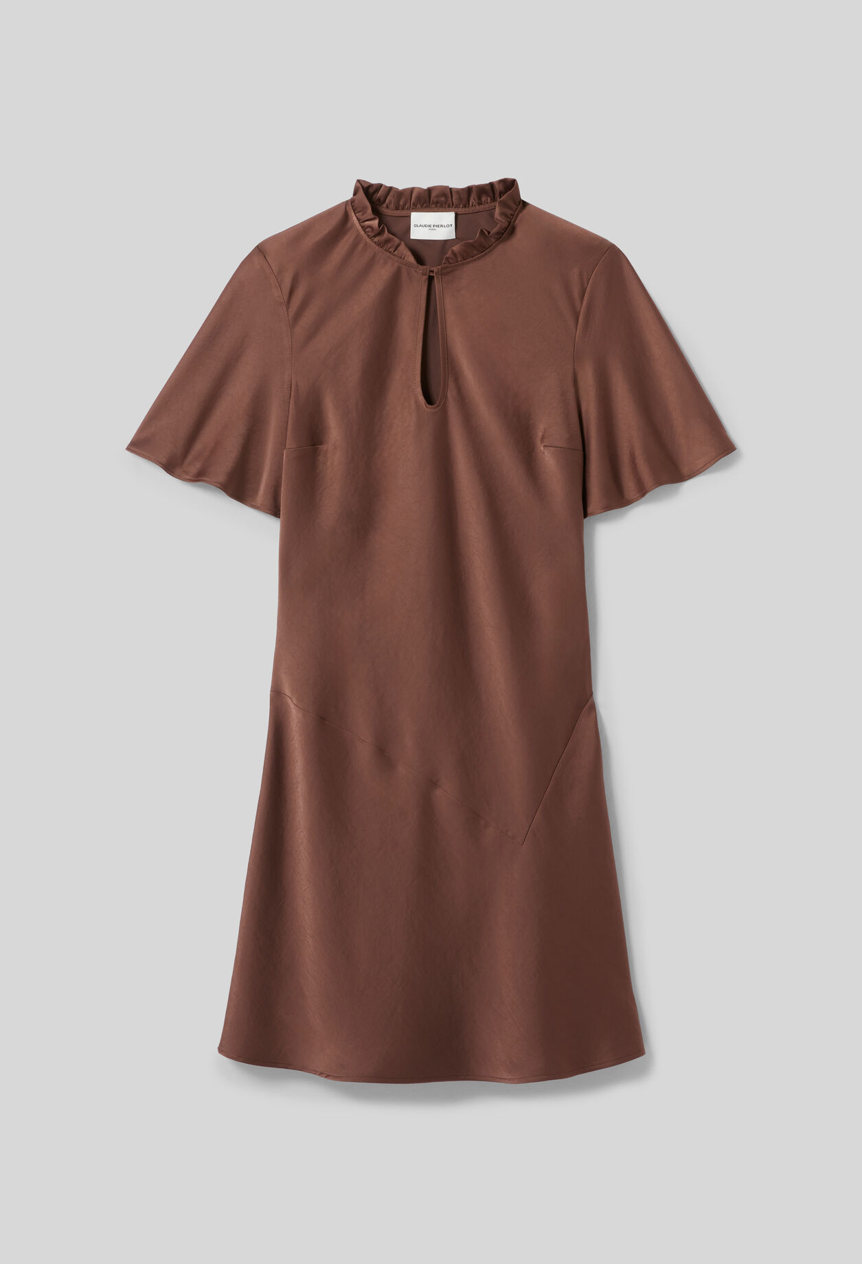 Vestido corto fluido