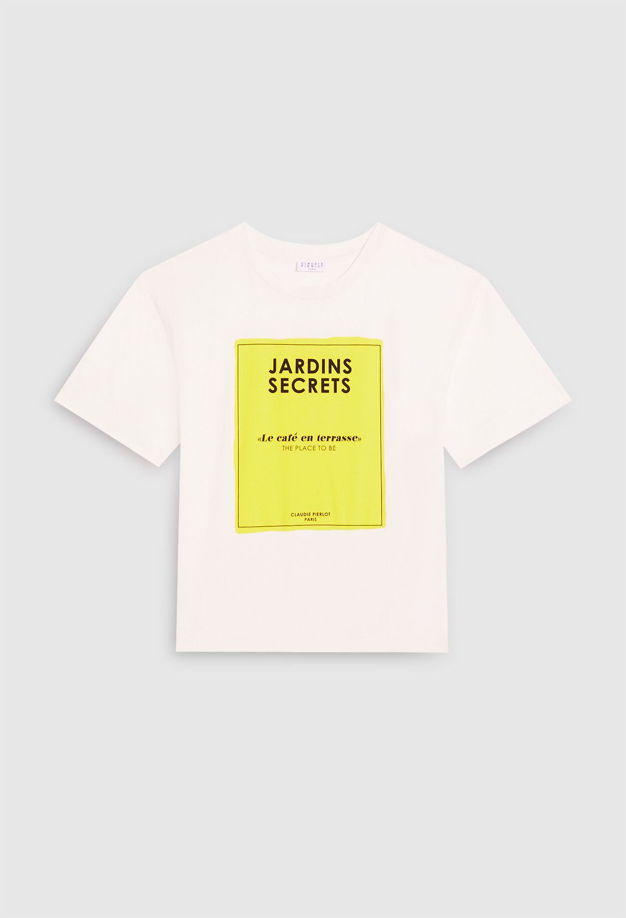 Camiseta serigrafiada de algodón bio