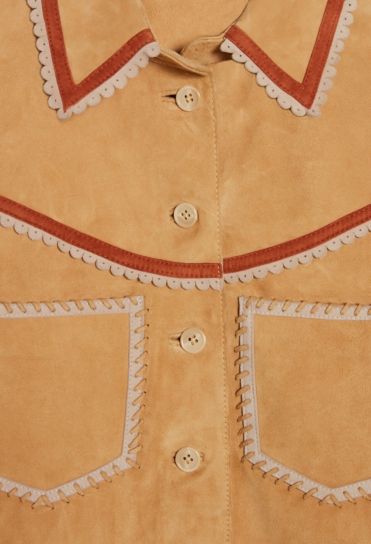 Sobrecamisa de antelina 