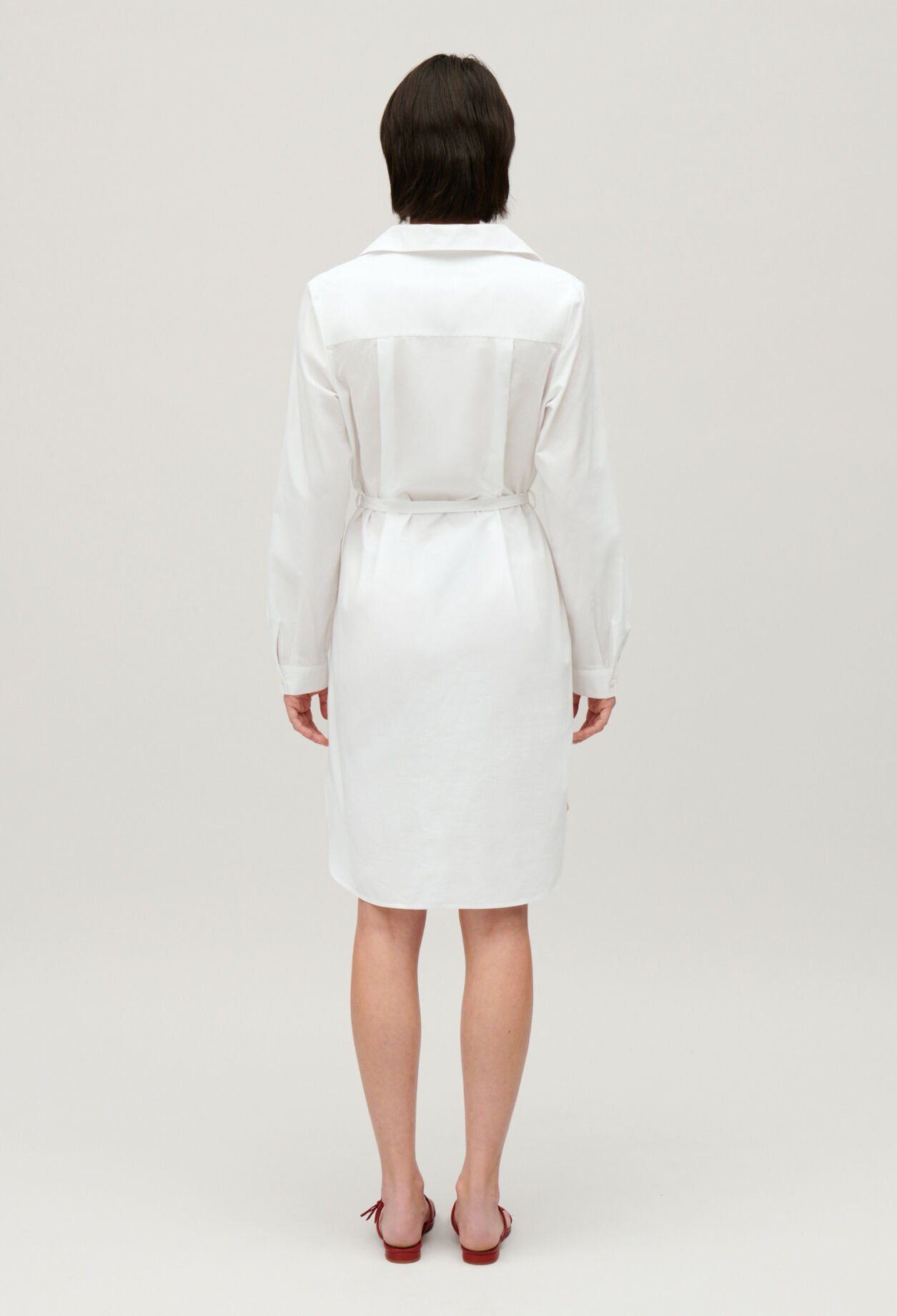 Vestido corto cuello polo