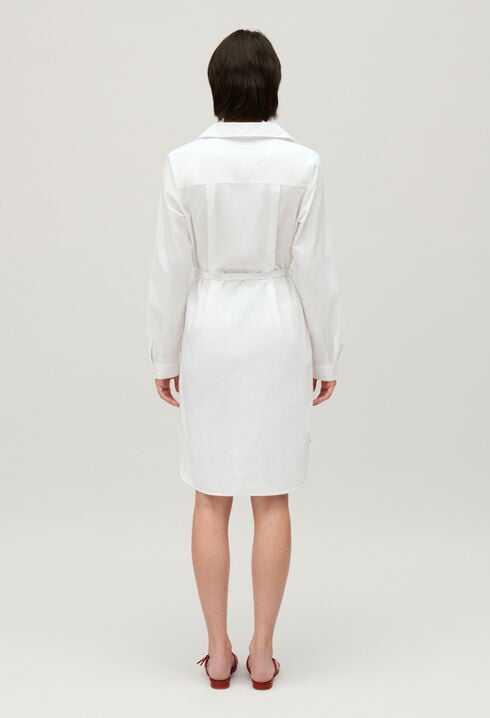 Vestido corto cuello polo