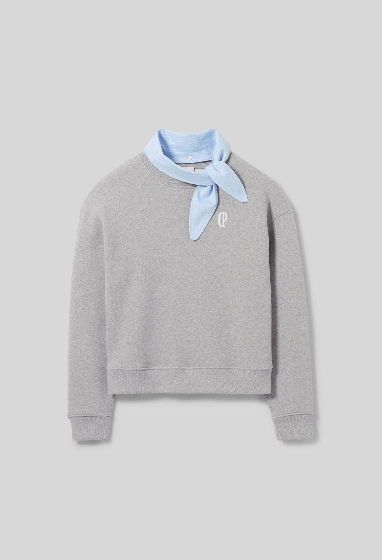 Sudadera con cuello pañuelo