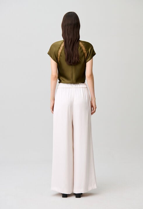 Pantal&oacute;n fluido satinado