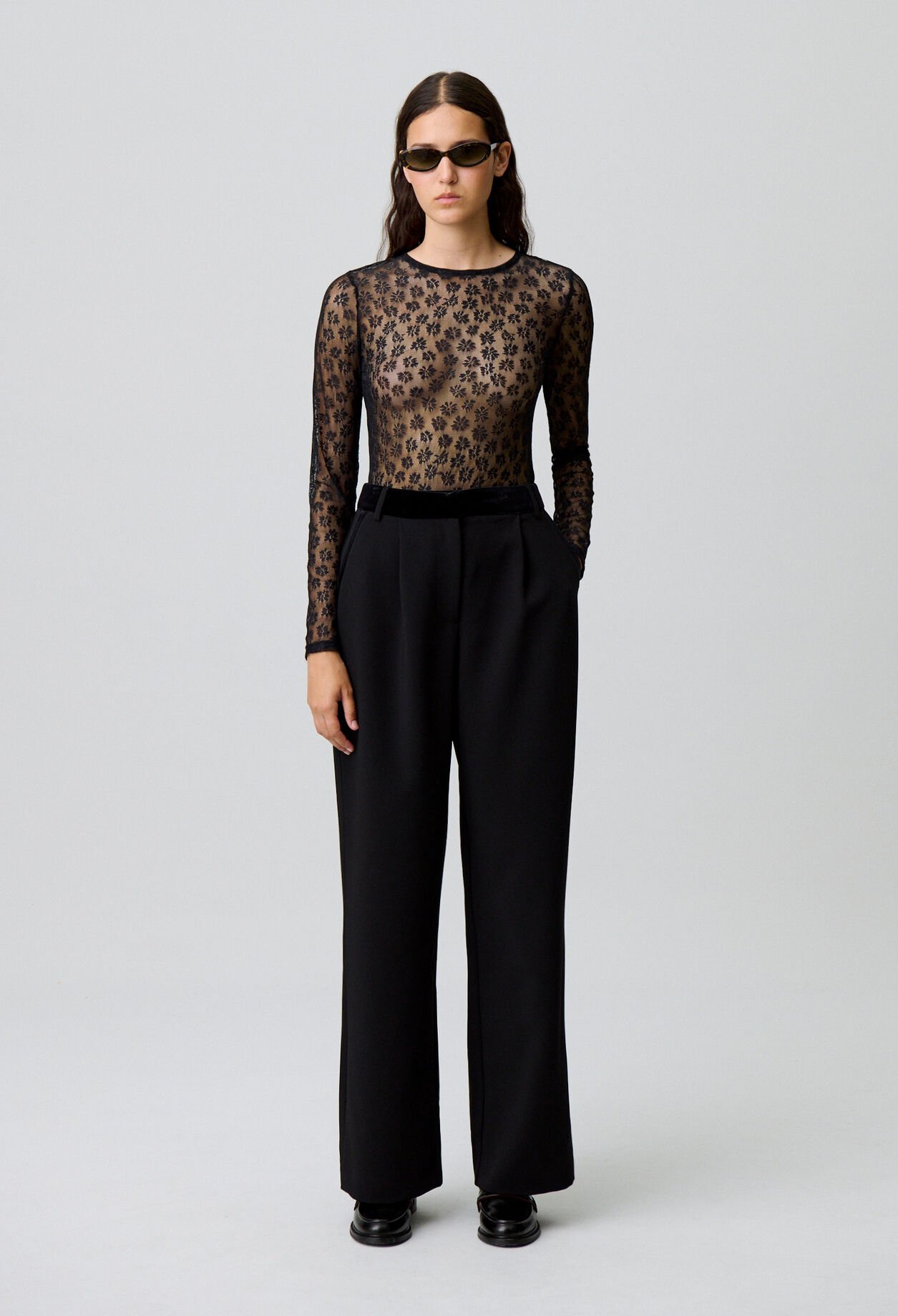 Pantalón recto de traje