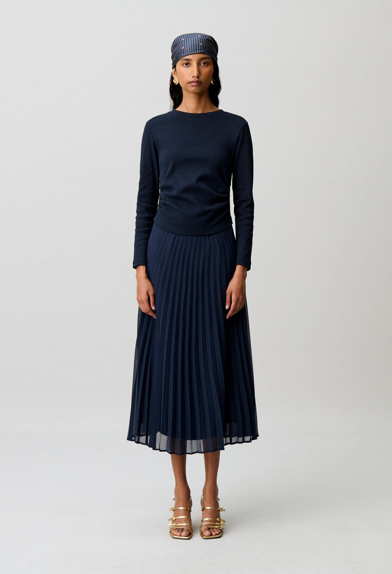 Vestido camiseta bimateria