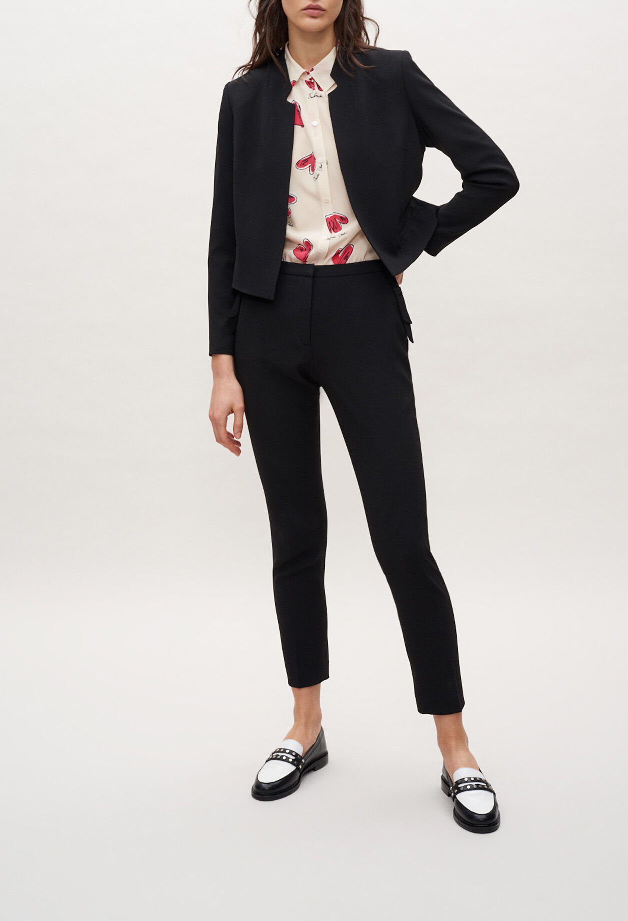Chaqueta de traje corta