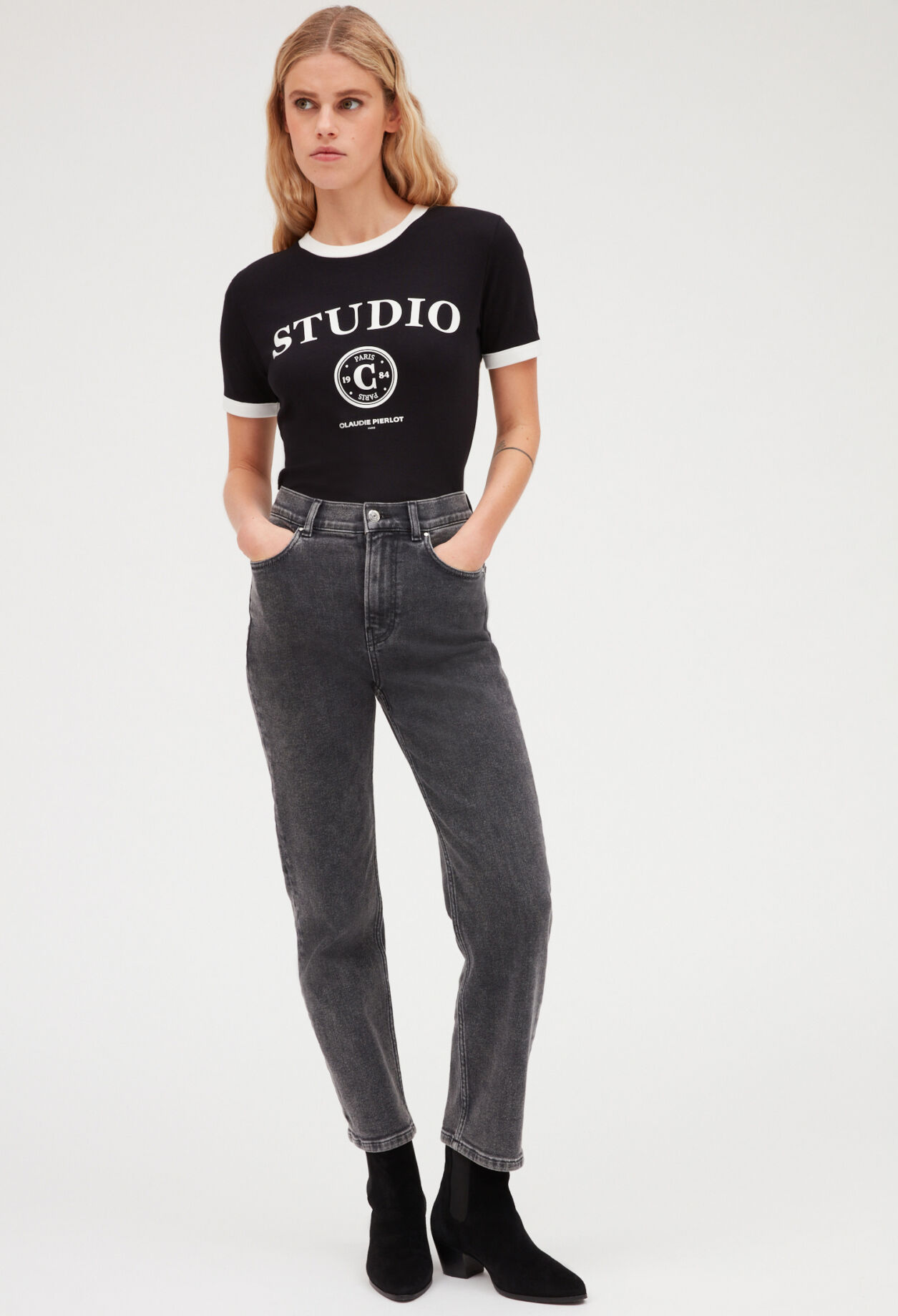 Camiseta bicolor Studio