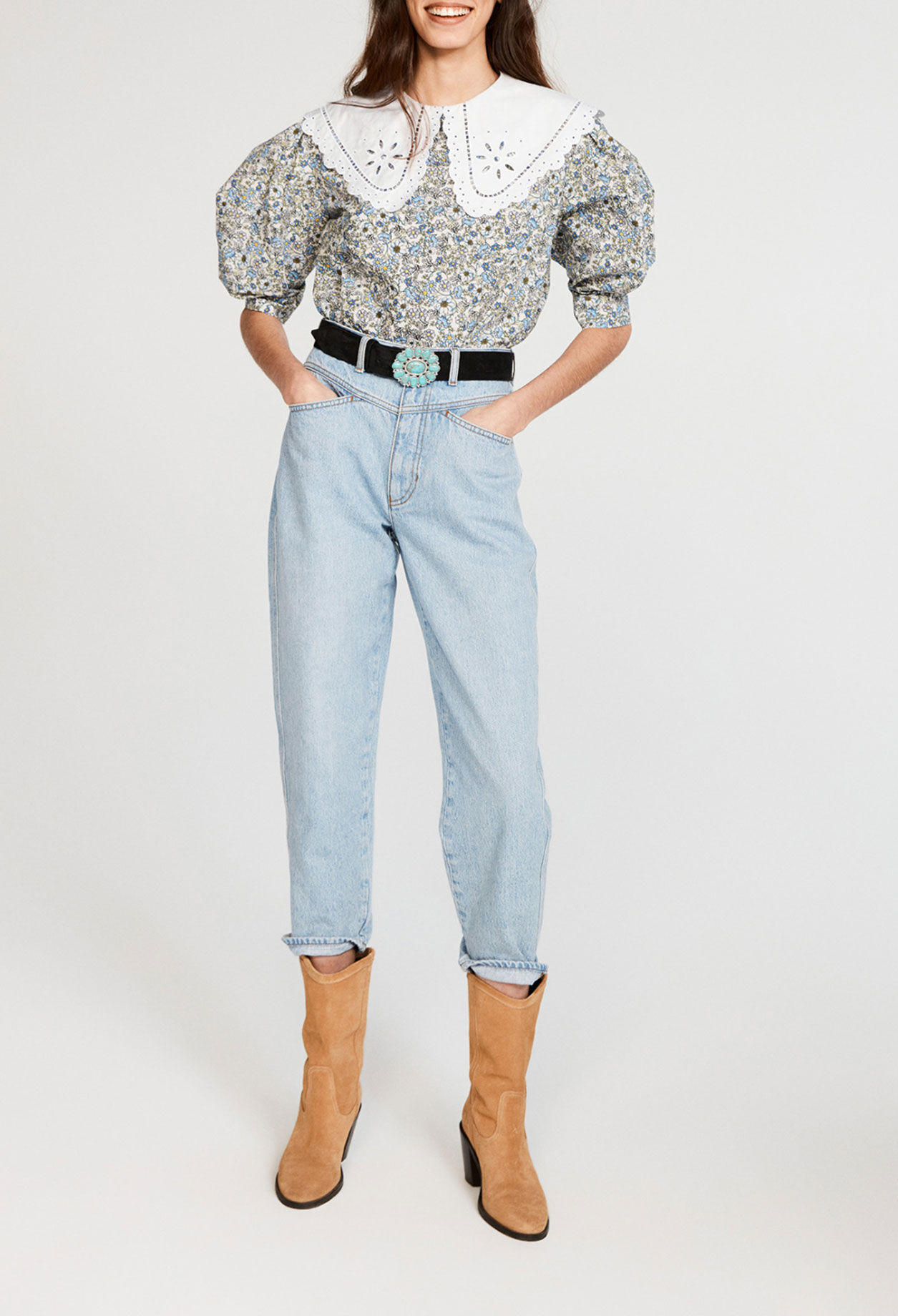 Blusa con flores