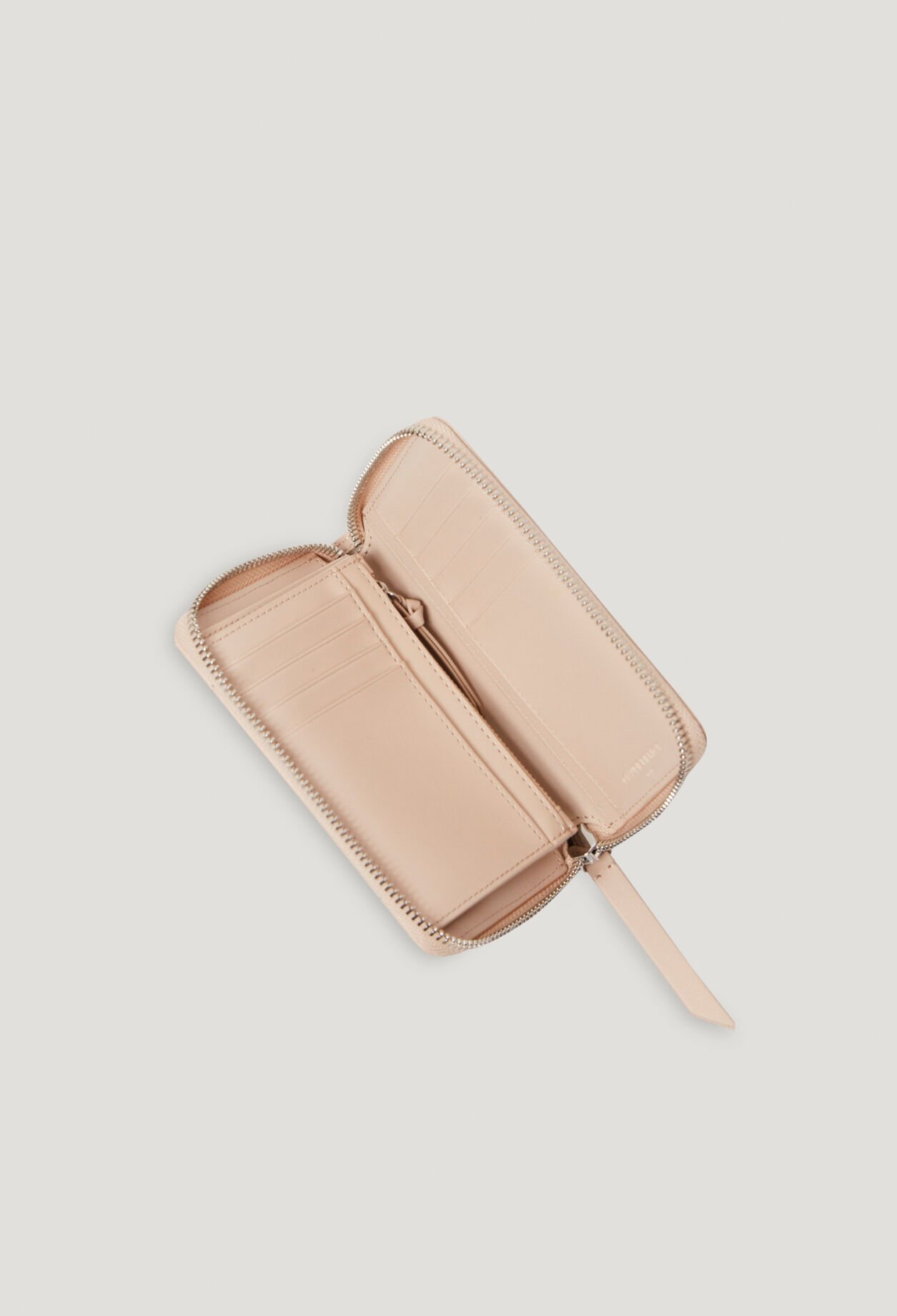 Cartera de piel acolchada