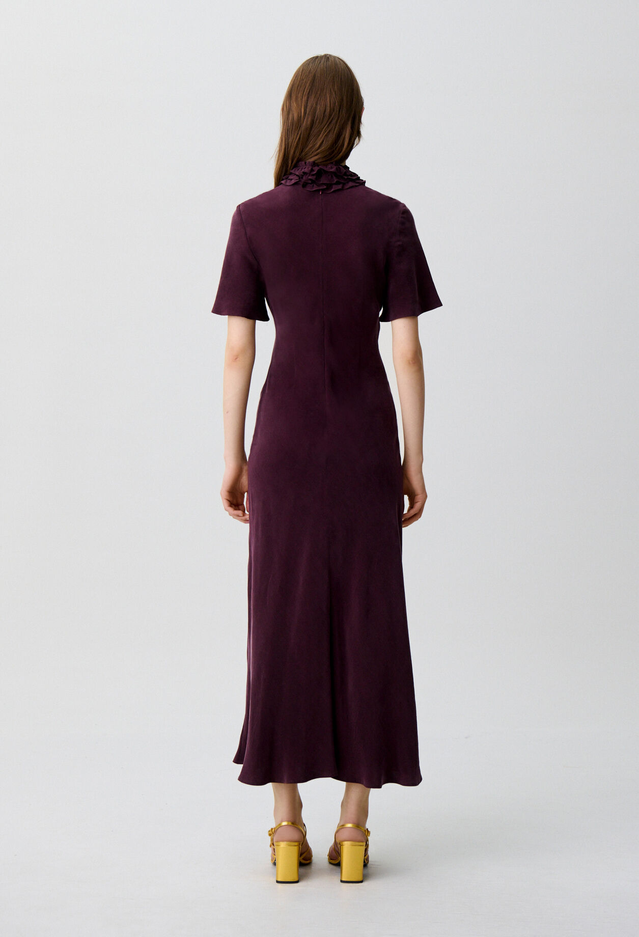 Vestido midi fluido