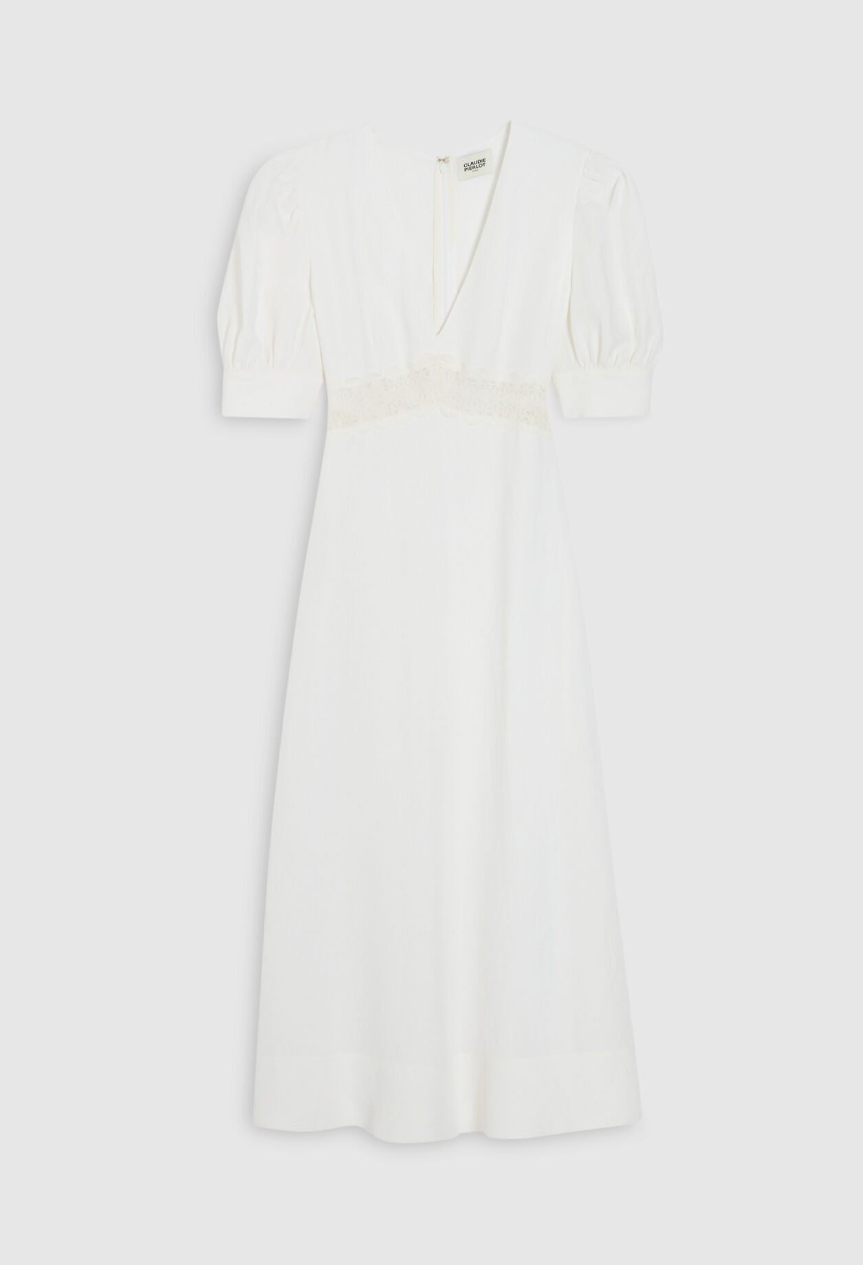 Vestido midi bordado