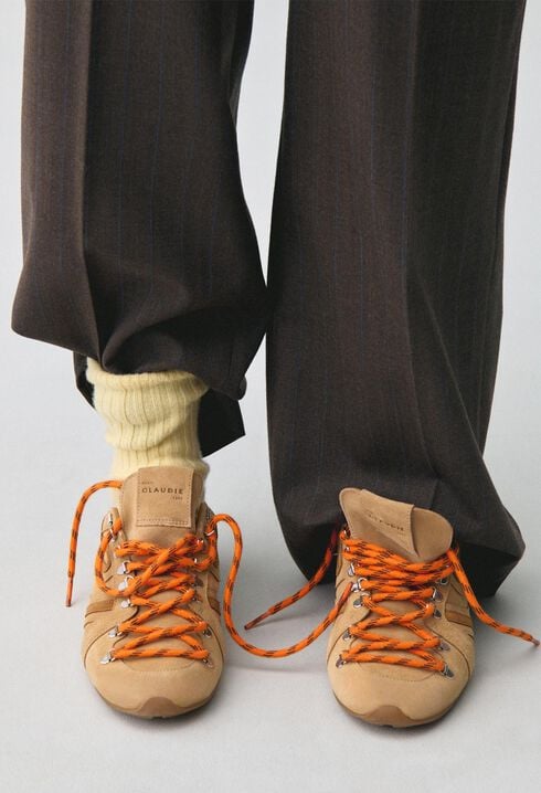 Zapatillas Swing de ante color arena