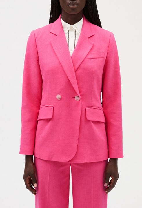 Chaqueta de traje en rosa