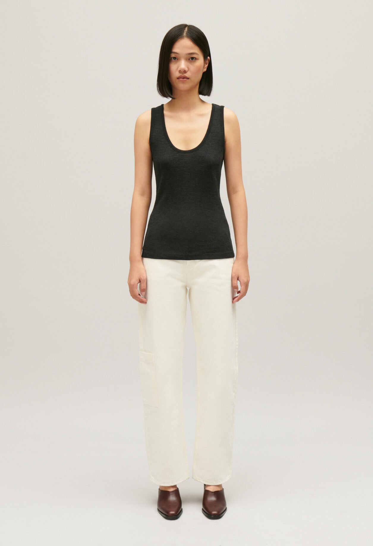 Camiseta tirantes lana