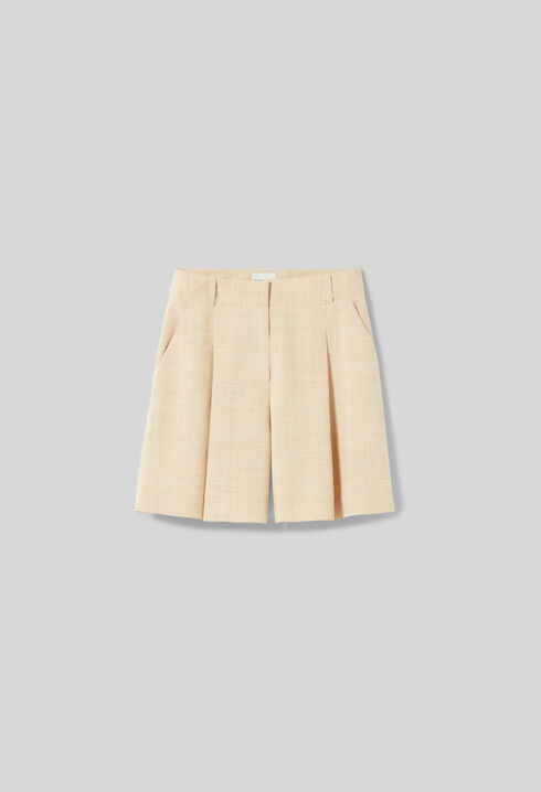 Short plisado