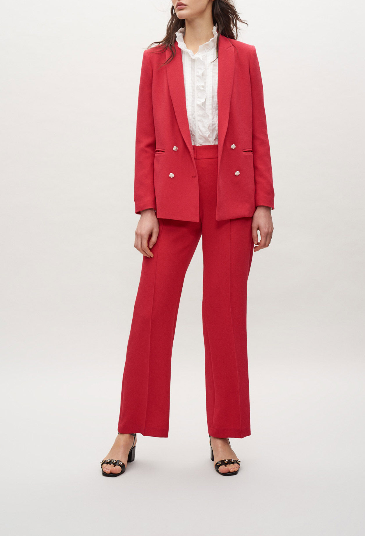 Chaqueta blazer cruzada