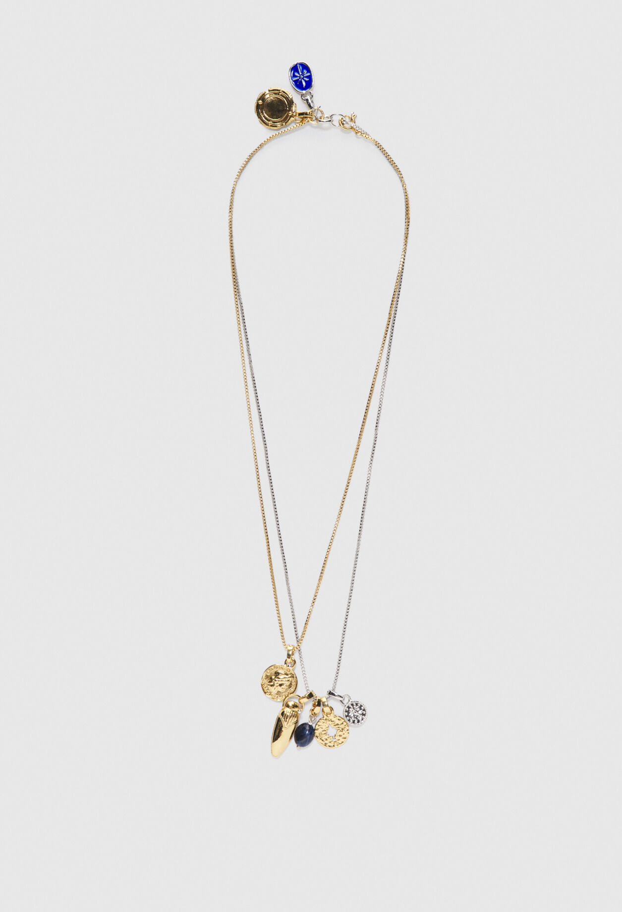 Collar largo de laton