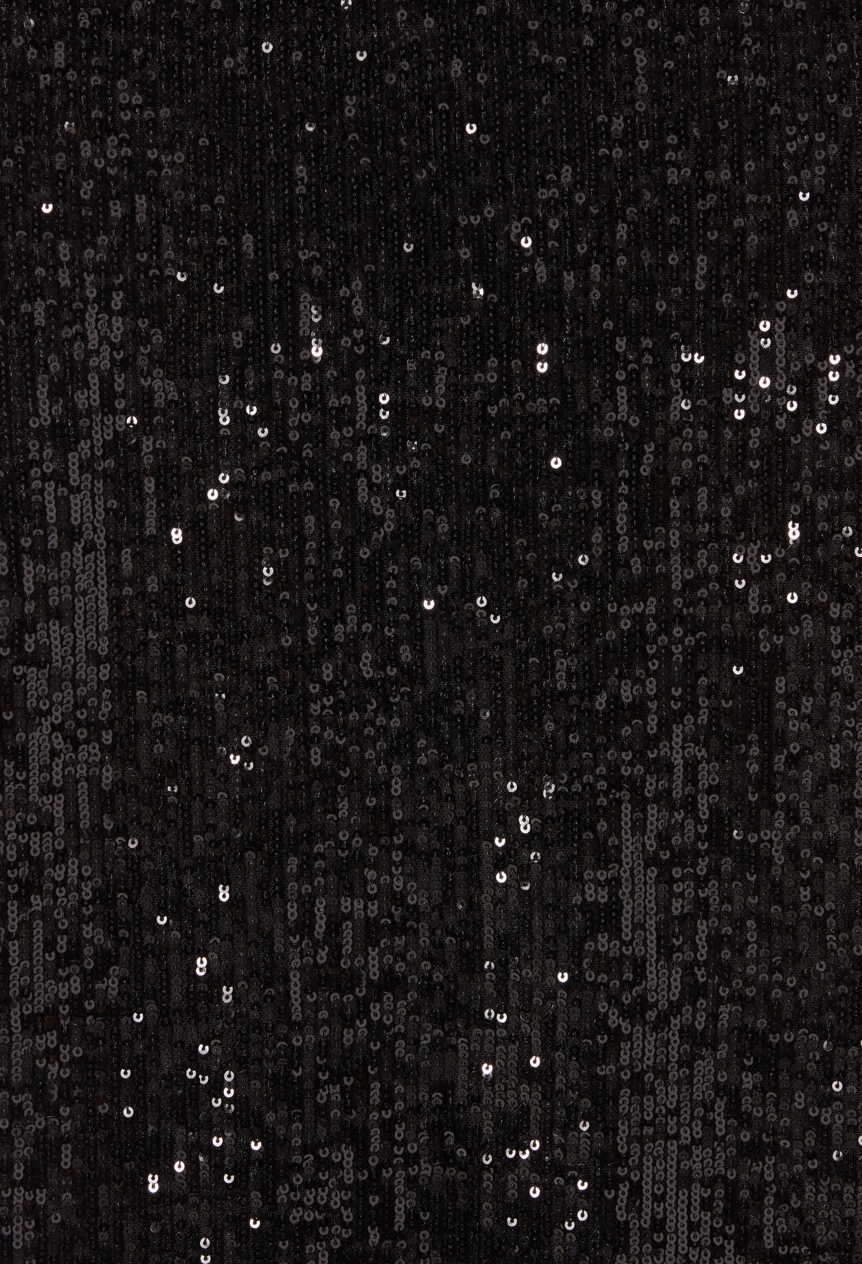 Pantalón recto de lentejuelas negras