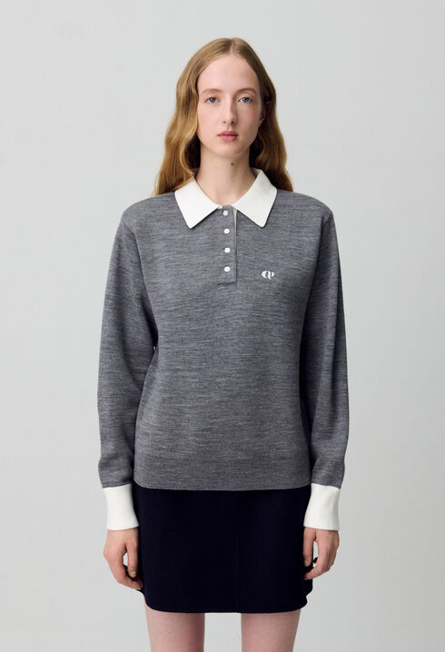 Jersey de punto fino polo