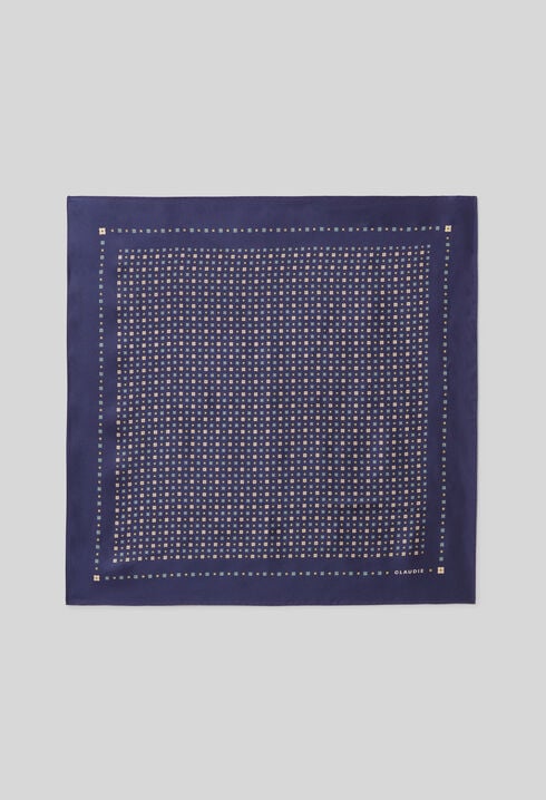 Pañuelo cuadrado estampado