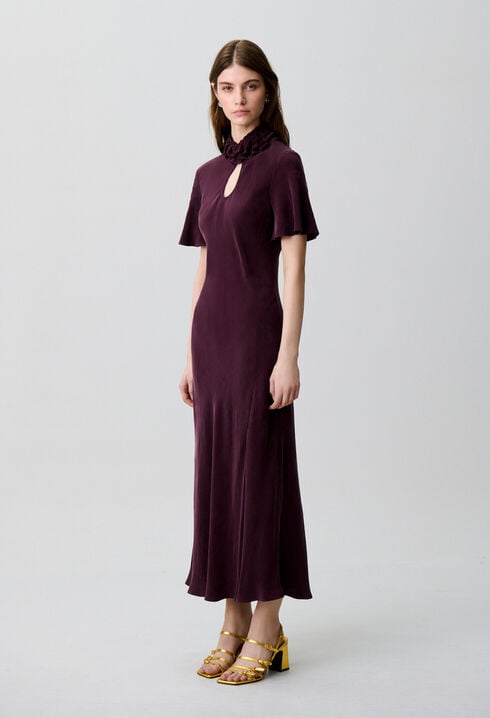 Vestido midi fluido