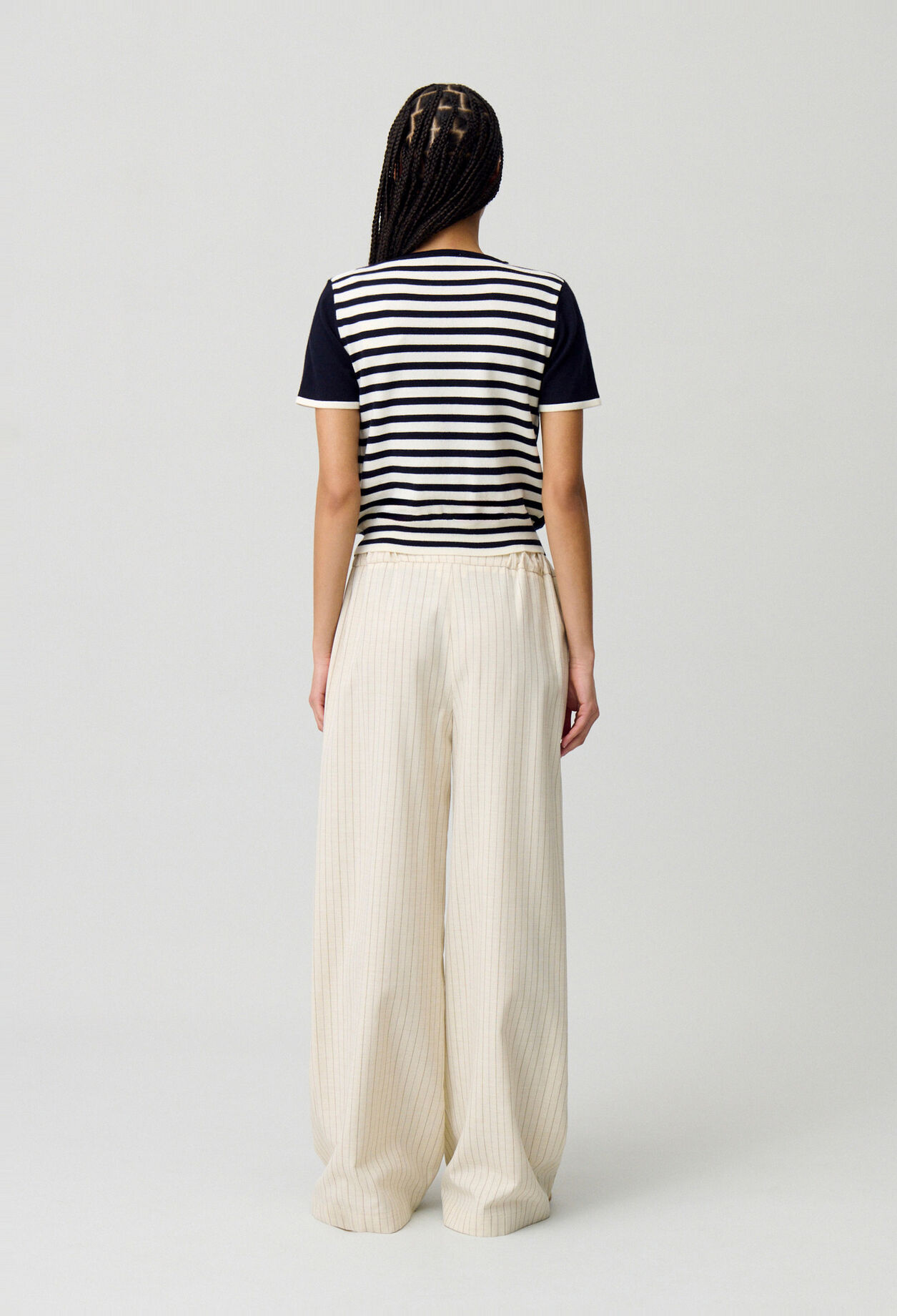 Jersey corto estilo marinero