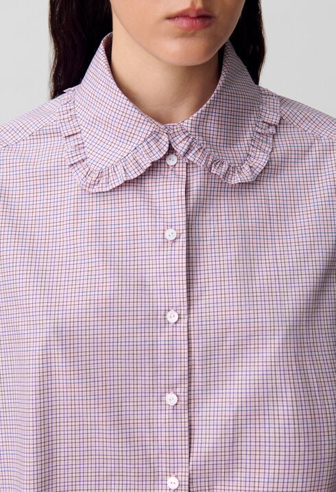 Camisa de popelina a cuadros