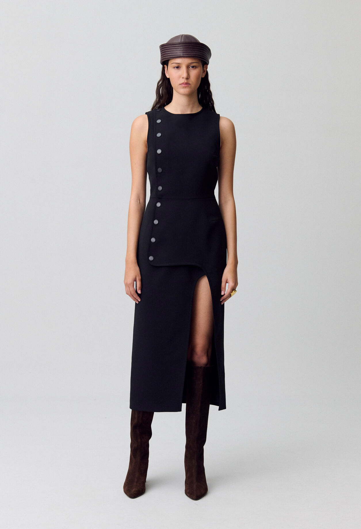 Vestido largo negro